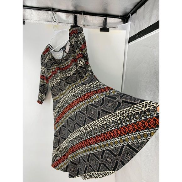 Women’s vibe sportswear skater fit and flare dress stretch size 1X 5737 - Picture 4 of 7